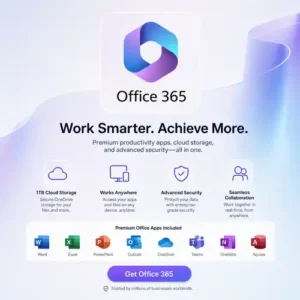 Microsoft Office 365 Licensed Account – Genuine Activation & All Apps Included