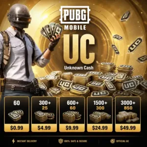PUBG Mobile UC Recharge – Top Up Your Unknown Cash Balance