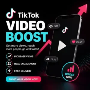TikTok Video Boost – Increase Views, Likes & Engagement